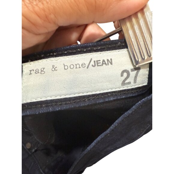 Rag & Bone Womens Elephant Bell Jeans Size 27 Dark Wash Denim Mid-Rise - Picture 10 of 14